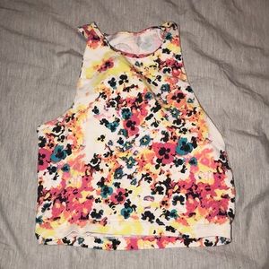 Floral crop top